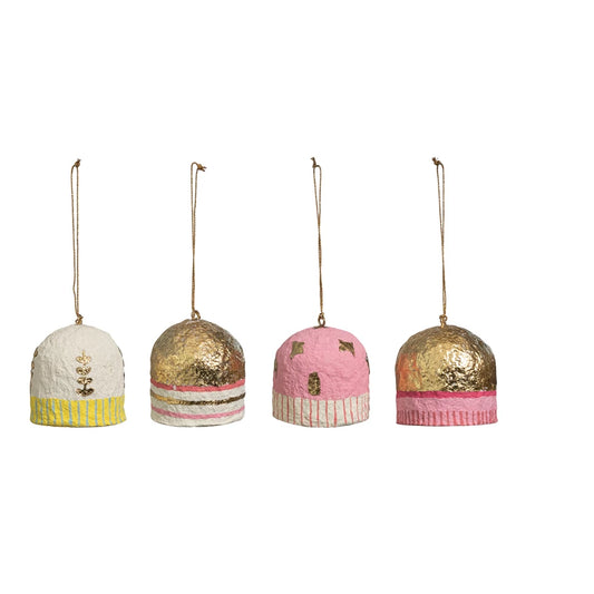 2.5" Handmade Paper Mache Ornament