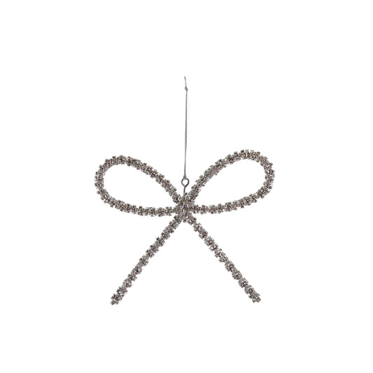 Rhinestone Bow Ornament