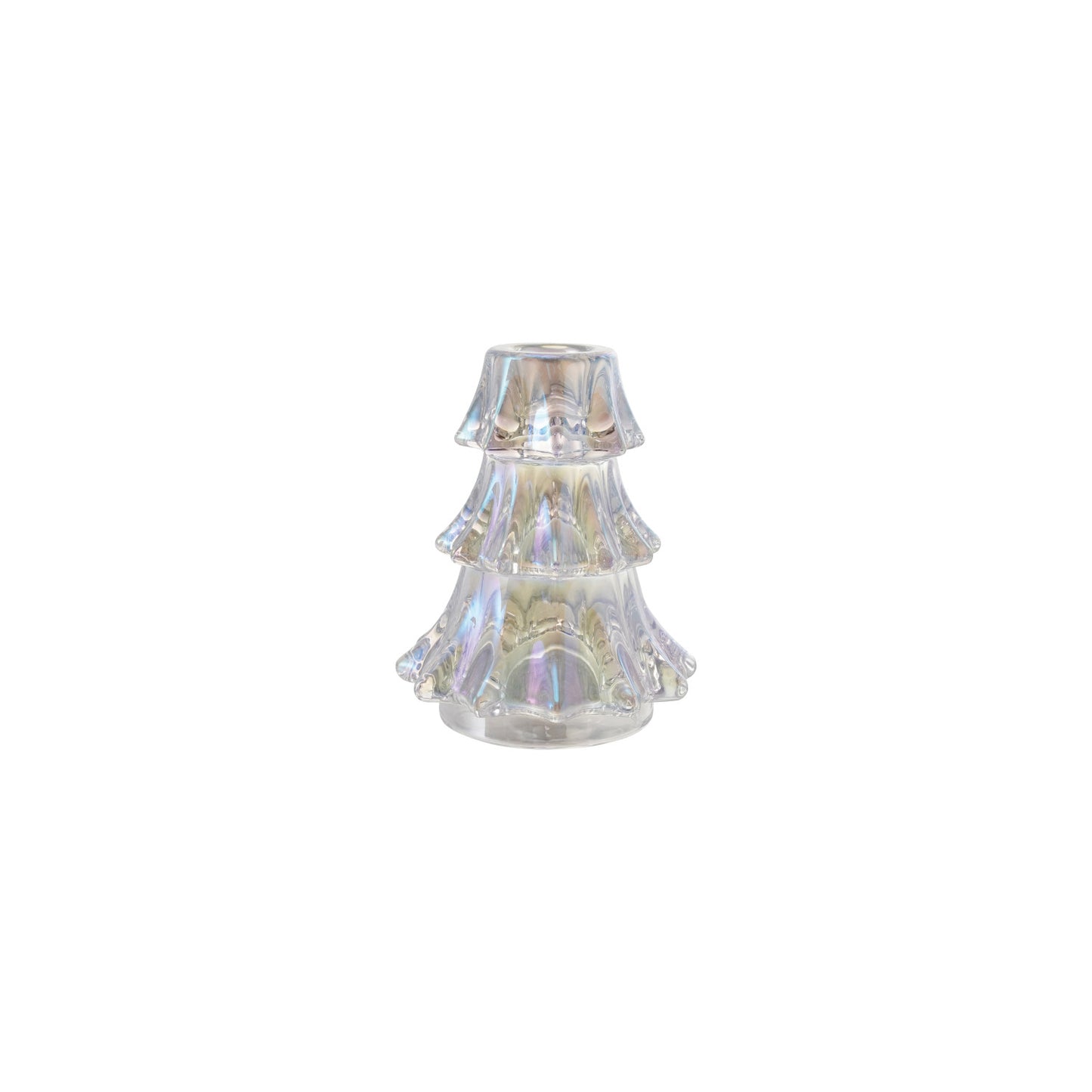 Glass Tree Shaped Taper Holder