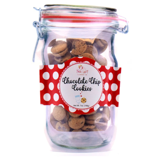 Valentine Chocolate Chip Cookies Mason Jar Pouches