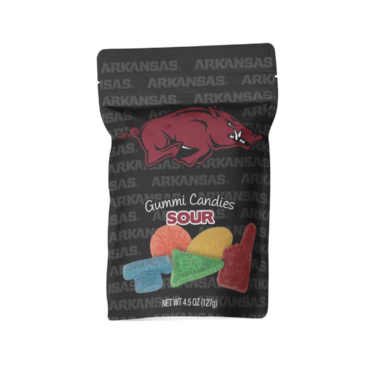 Arkansas Razorbacks Sour Gummies